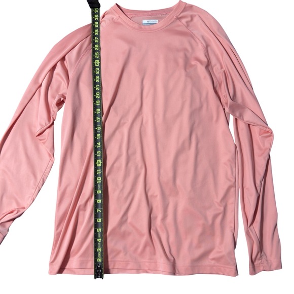 Columbia PFG Tidal Tee Long Sleeve Shirt Unisex Size L – Salmon UV Fishing Top - Picture 7 of 9